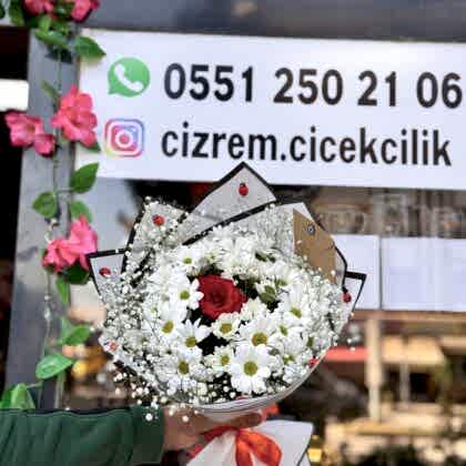 Cizre Karışık Çiçek Buketi – Hızlı Teslim
